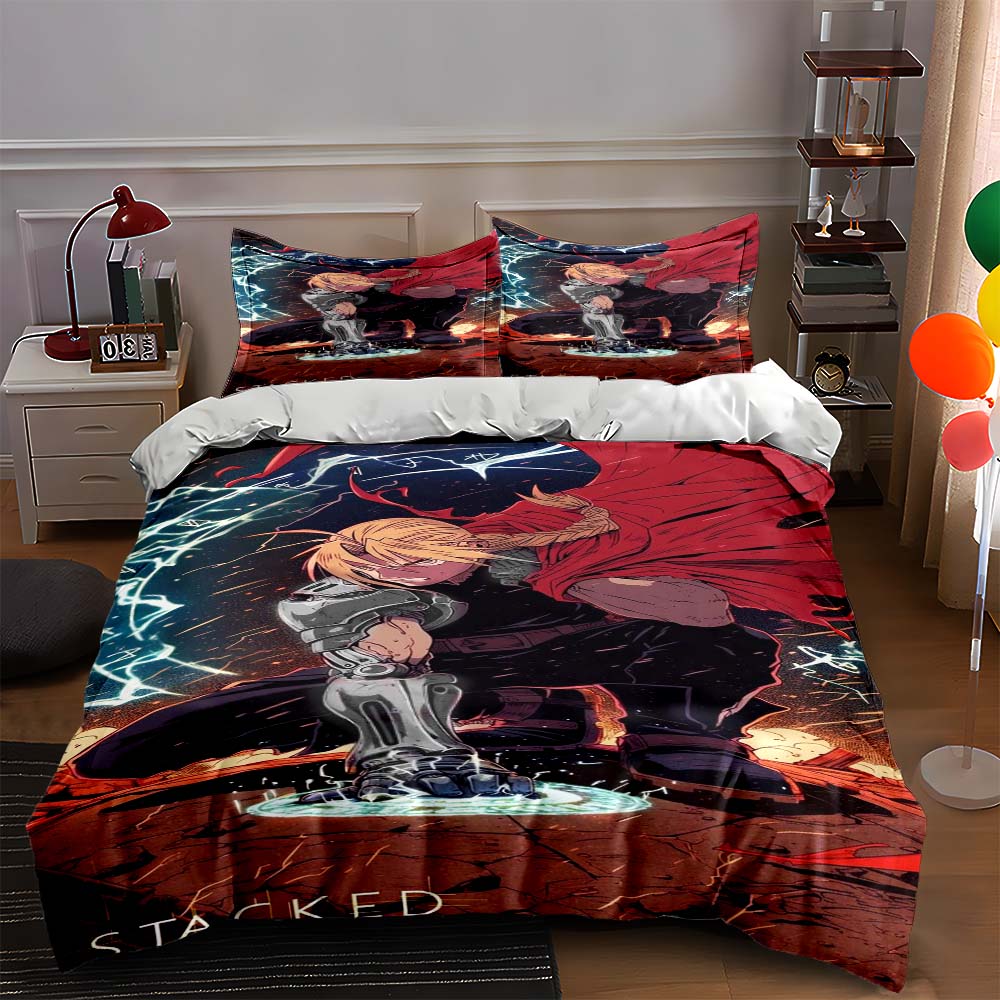 

Heroic lightning artwork. Bedding Duvet cover sets Duvet covers Pillowcases gifts (1 * Duvet Cover 2 * Pillowcases, without duvet insert) 135x200cm