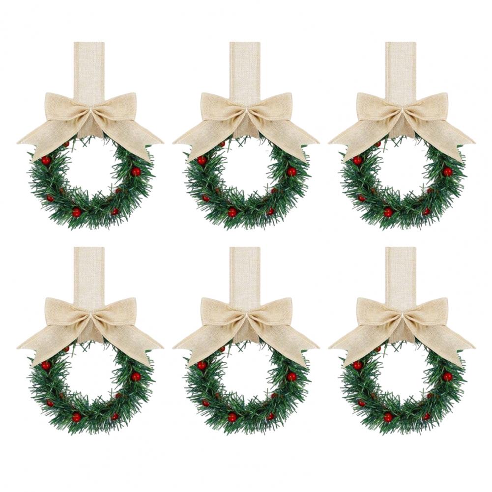 Festive Wreath Traditional Christmas Wreath Festive Christmas Kitchen Cabinet Wreaths with Ribbon Berry Accents for Farmhouse M