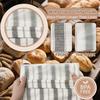 Premium Bread Bags for Homemade Loaves, XL Reble Linen with Plastic Lining, Equipped with Convenient Drawstring for Ultimate Freshness, BPA-Free,