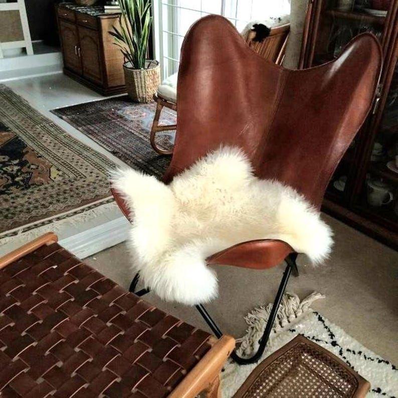Leather Butterfly Chair, Garden Chair, living room luxury, Relaxing Chair, accent patio furniture, outdoor furniture vintage folding chair