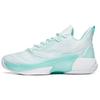 Attack 4 Mid Top Basketball Shoes Men's White Blue 112231603-2