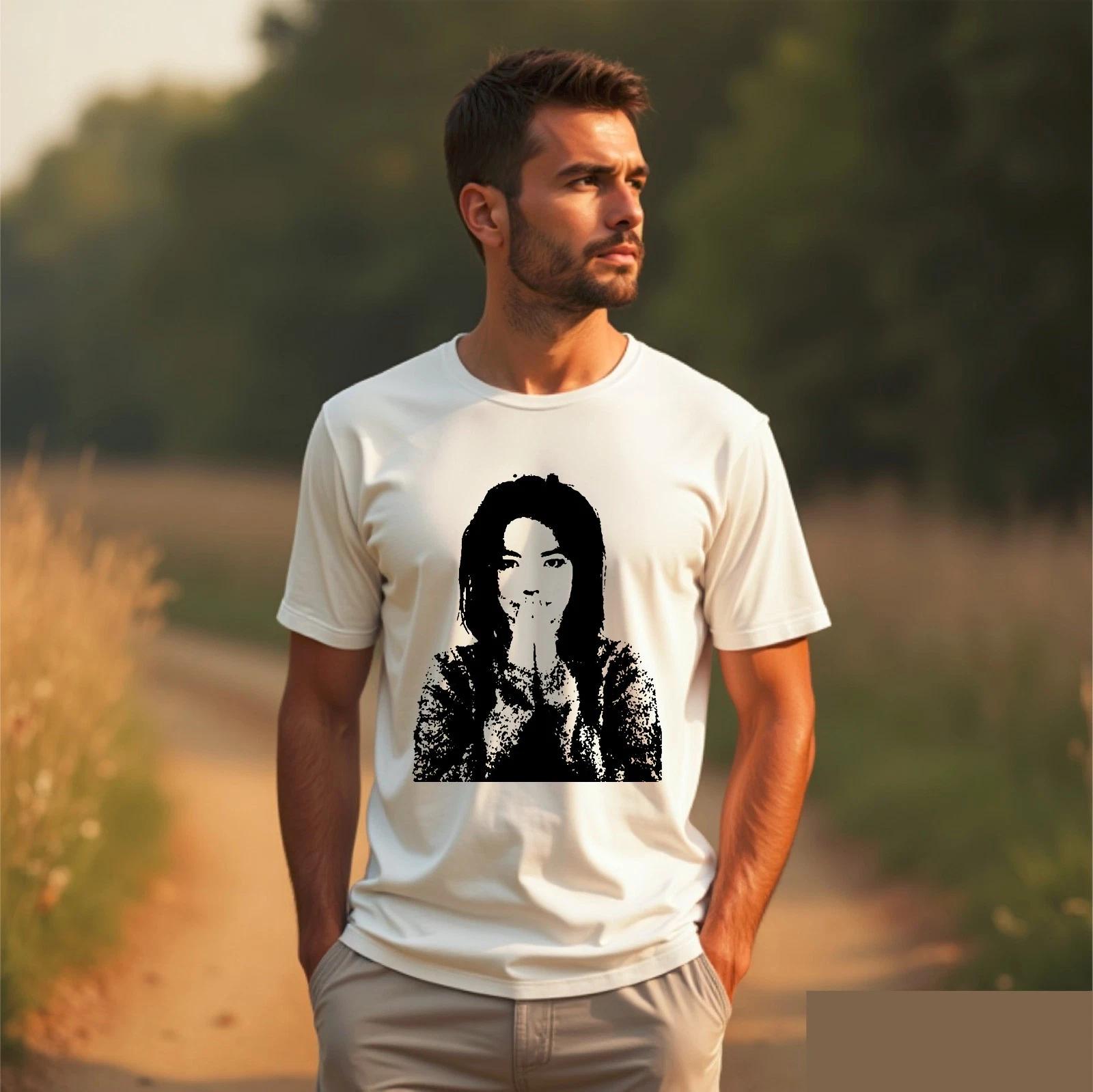 

Bjork T-Shirt, Debut Vulvicura Homegenic Fossora Vinyl Printed Graphic Tee Top S