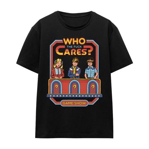 Steven Rhodes Womens/Ladies Who Cares T-Shirt