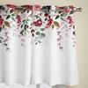 Valentinstag Rosa Rosenblume Pflanze Fenster Vorhänge für Wohnzimmer Schlafzimmer Vorhang Modern Küche Jalousien Drapierungen Vorhänge
