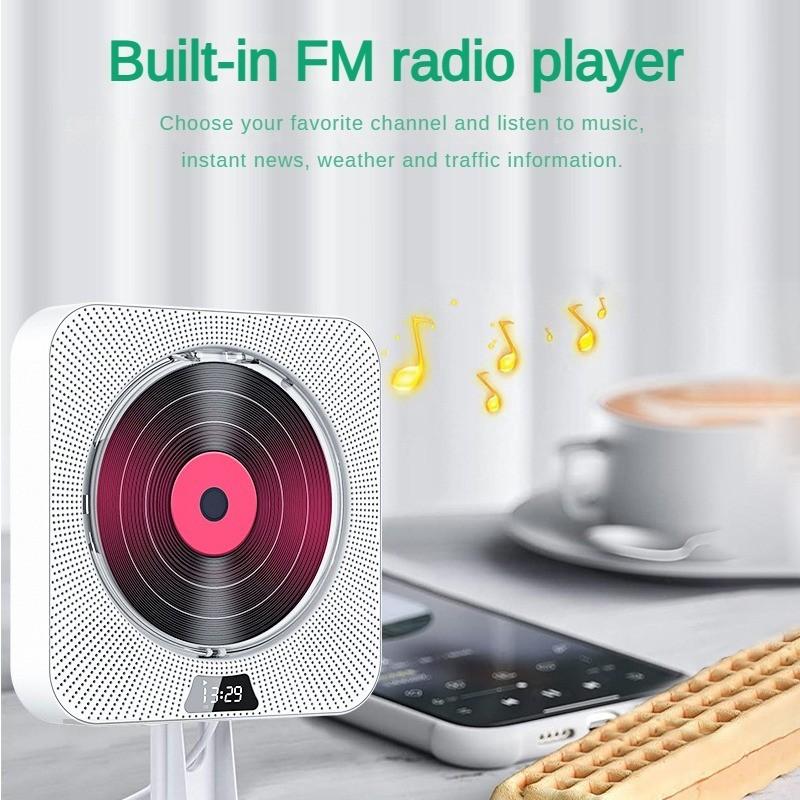 Tragbare Nachhilfe-Maschine Bluetooth Multifunktionale Lernmaschine Wandmontierter CD-Player Bluetooth-Album-Player 172*178*38mm