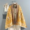 Luxury Double-Sided Women's Scarf: Thick Imitation Cashmere Shawl & Neck Warmer for Autumn/Winter