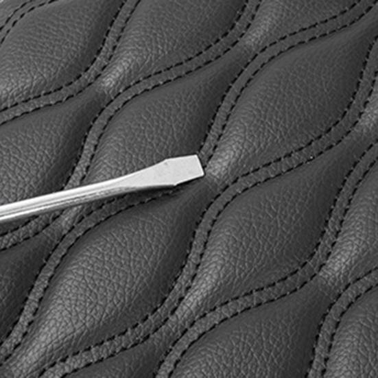 Car Armrest Cushion Center Console Protector Pad with Storage Pocket Faux Leather Heightening Armrest Pillow for Most Cars