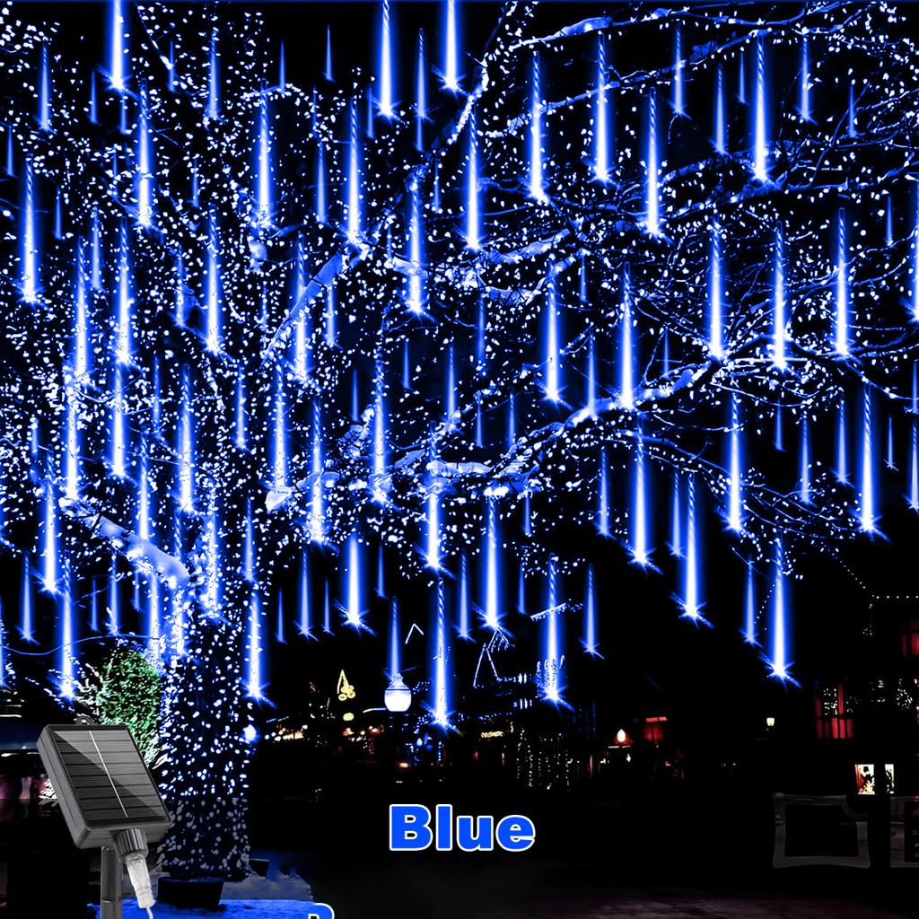 30/45CM Solar Meteor Shower Lights Waterproof LED Ambient Lights Outdoor Hanging Decoration Lighting for Tree Party Christmas