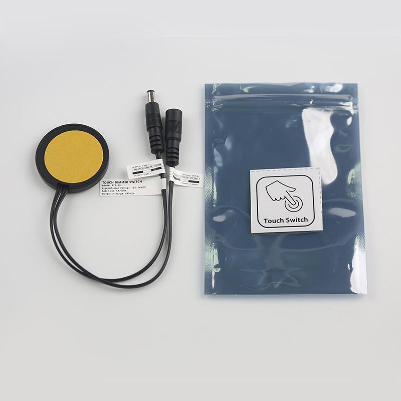 Touch Sensor LED Light Switch Control Dimmer 12V 24V Inductive Switches for Penetrating 40mm Wood/Marble Board