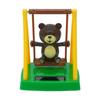 plastic Swinging Bear Car Dashboard Ornaments Solar Powered Dancing Bear Toy Shaking Head Doll Decoration Car Accessories
