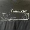 Unisex Shirt Cotton Oversize Large Size Vintage De Algodón Converge, Negra, Rehecha De Algo