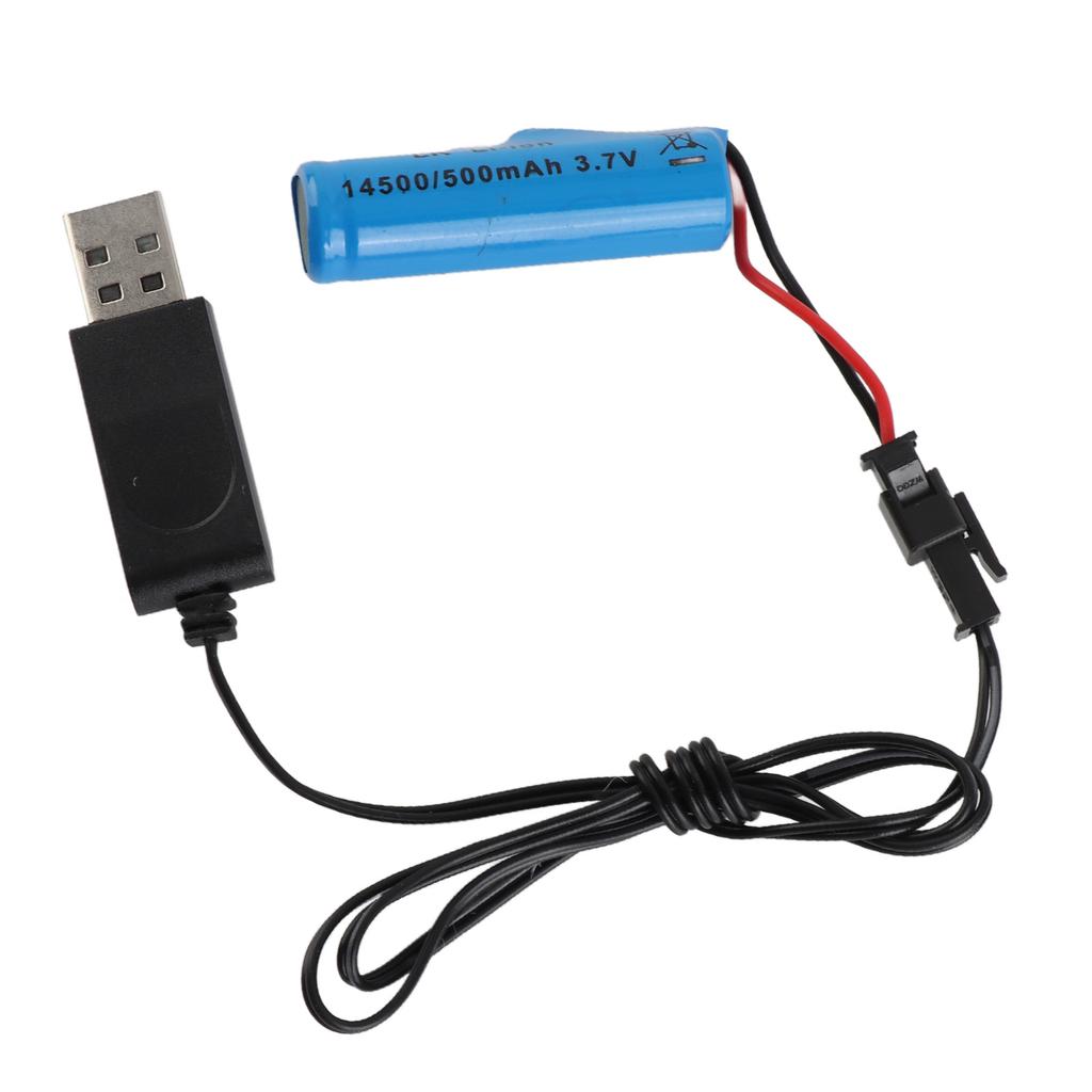 Baterie Litiu 3.7V 500mAh Baterie Jucării Barcă RC Simulată Cablu de Încărcare USB Accesorii Barcă RC