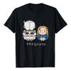 PRAGMATA Hugh & Diana Tricou cu șezut de vară Unisex Streetwear Imprimeu Grafic Amuzant cu Desene Animate Merch Tricou Bumbac cu Mânecă Scurtă