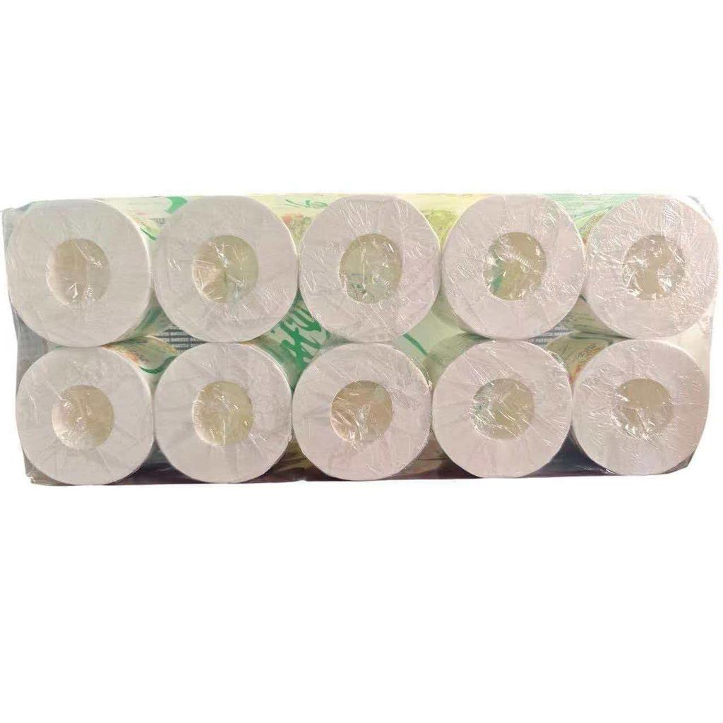 Gentle Breeze Coreless 4-Ply Toilet Paper, 190 Sheets Per Roll, Pack of 10 Rolls, Ultra-Soft Household Facial Tissue