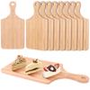 9 ks bambusové krájecí prkénko 11x5 palců zesílené bambusové krájecí prkénko velkoobchodní dřevěné servírovací prkénko na uzeniny s rukojetí jídelní talíř