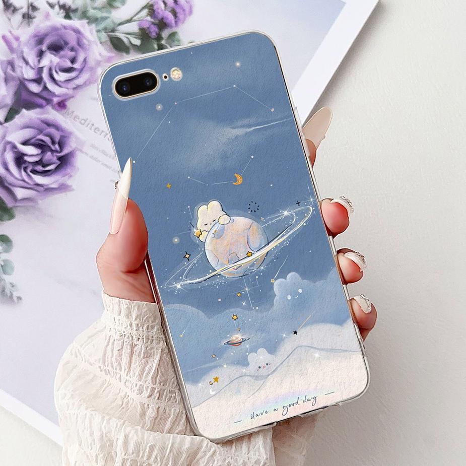 For Apple iPhone SE 2020 Case Popular Fashion Painted Cover 4.7'' Soft Silicone Phone Case For iPhone SE 2022 iPhoneSE 2020 Bags