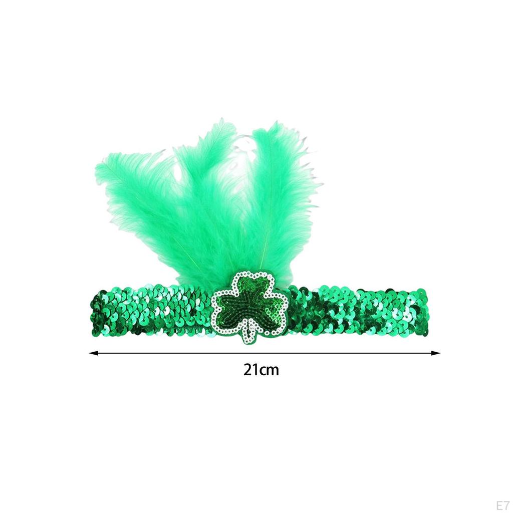 Mardi Gras Sequin Headband Elastic Adjustable for Party Carnival Supplies