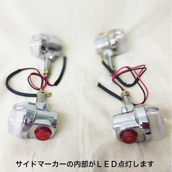 GT380 GT550 GT750 Mini Genuine Type LED Built-in Small Turn Signal Cafe Racer Specifications