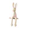 Color Ceramic Bunny Figurine Statue Decorative Animal Sculpture for Bookshelf Living Room and Bedroom
