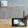 M10s Video Doorbell with Camera 2-Way Audio Wireless Door Bell 4.3inch Screen for Home Office
