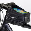 Bike Frame Bag Top Tube Phone Bag Cycling Accessories Pouch 0.3mm Transparent Screen Film for Travel Riding