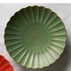 Solid Color Pattern Ceramic Plate Living Room Decoration Fruit Dinner Steak Dessert Home Kitchen Tableware