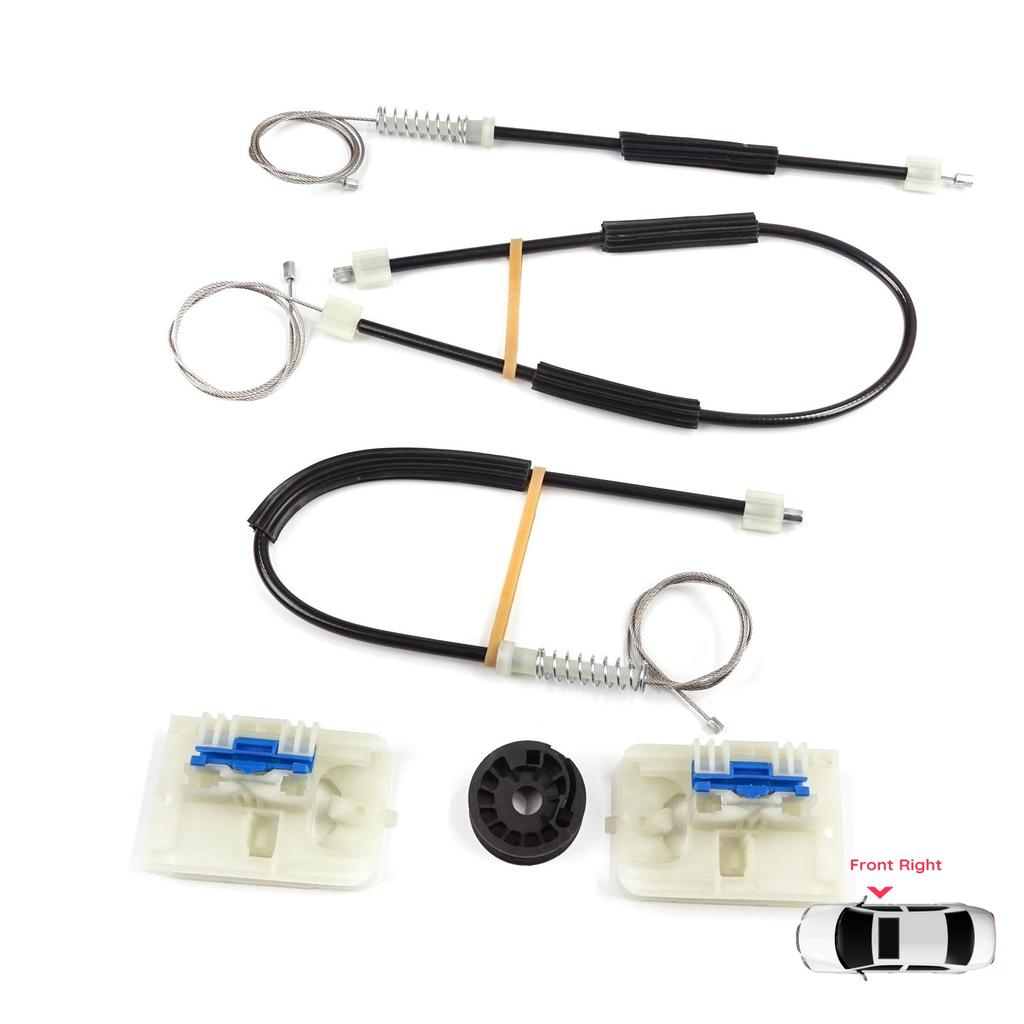 BWR5557 Window Regulator Repair Set Front Right Door for VW Golf MK7 5G 2012-2021 4/5 Door 5G4837462