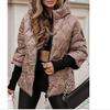 2024 Women's Autumn/Winter Hooded Patchwork Cotton Jacket- Loose Fit, Long Sleeve Fashion Coat