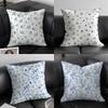 Fashion Small Florals Cushion Cover Elegant Comfort Pillowcase Sofa Bed Doublesided Printed Invisible Zipper Home Decor