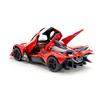 1/32 Scale Apollo EVO Car Toy Models Alloy Diecast Sports Cars Pull Back Sound Light 2 Doors Opened Racing Vehicles Gift for Kid