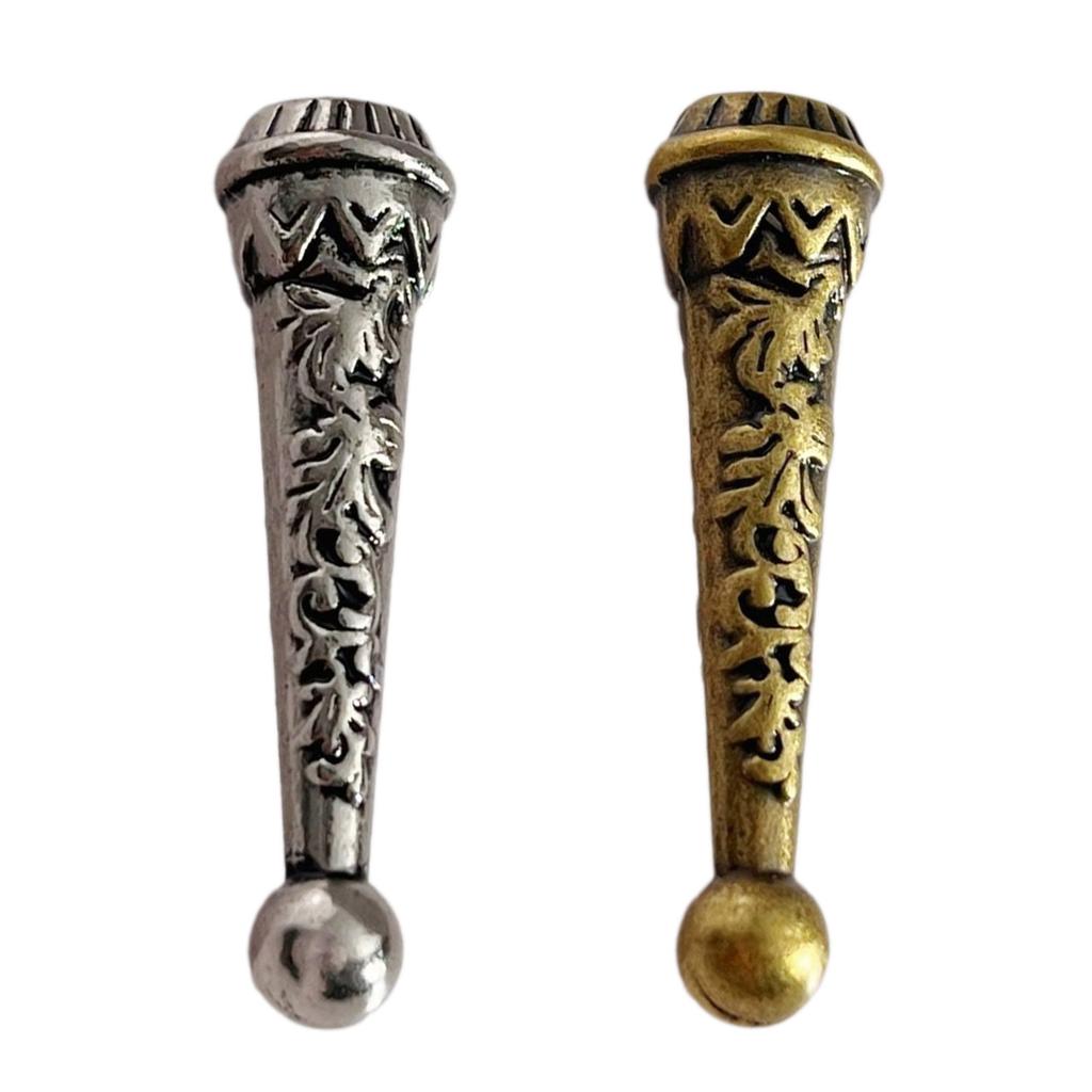 Kovové vyřezávané hroty na bolo kravatu DIY díly na kravatu pro dospělé muže a ženy, kteří chtějí dodat svým outfitům nádech stylu