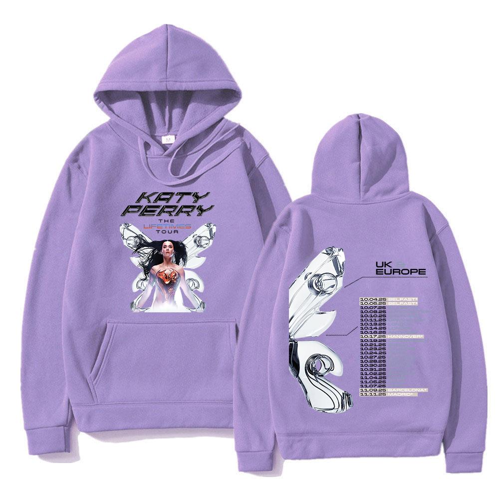 Katy Perry The Lifetime Tour Hoodie Mode Damen/Herren Harajuku Ästhetik Hoodies Unisex Herbst Winter Pullover Sweatshirts