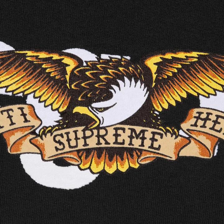 Supreme ANTIHERO Hooded Sweatshirt Black