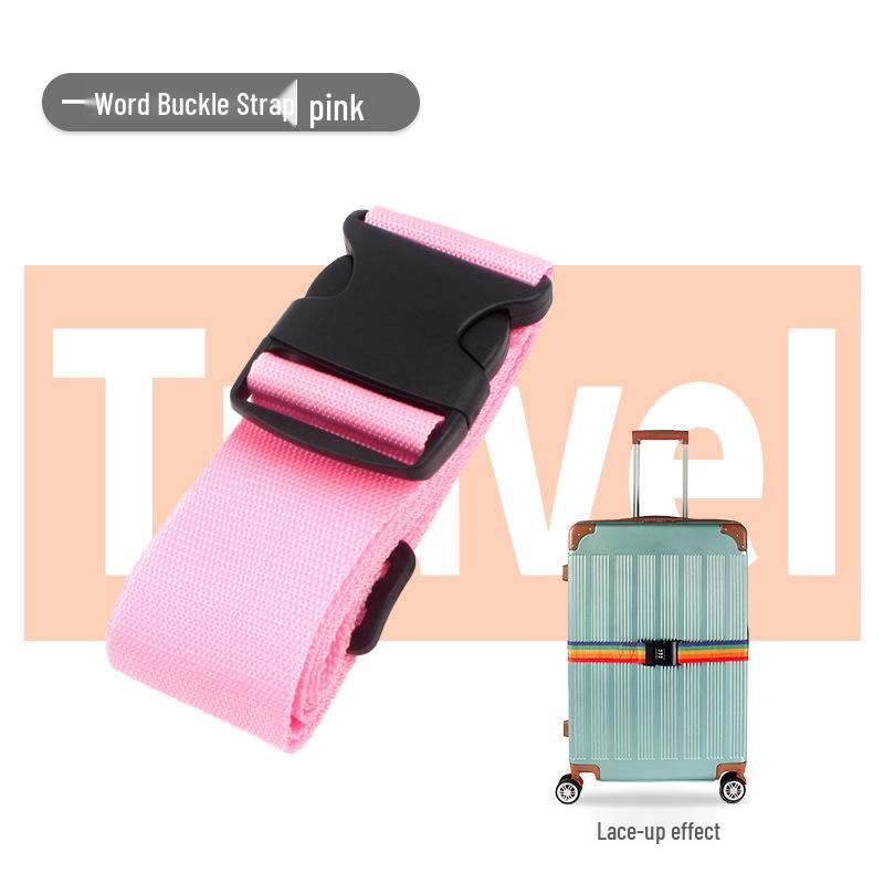 Polypropylene One-Word Luggage Strap for Suitcase Reinforcement with Wheels