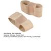 2Pcs Toe Separator Silicone Soft Gel Pedicure Tool for Toe Valgus Overlapping Correction Breathable Elastic Toe Spacer Skin-friendly Foot Care