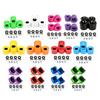 Set aus 4 Longboard-Rädern, Skateboard-Räder Street Wheel für Skateboards Cruiser-Räder mit Lagern und Distanzstücken Set