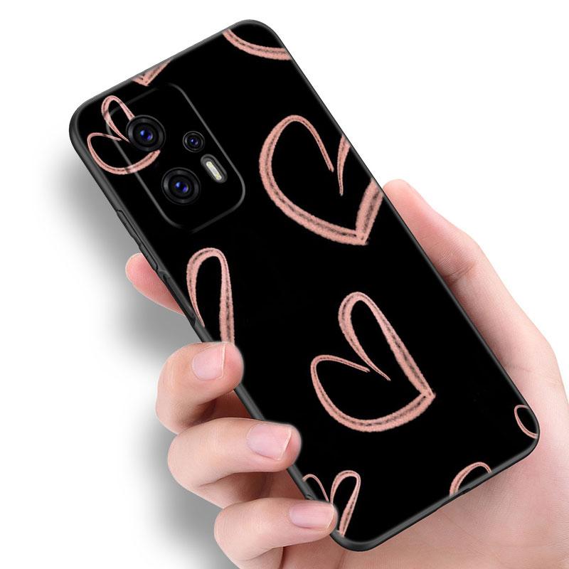 Heart Love Coffee Phone Case For Xiaomi POCO F2 F3 M2 M3 M4 X3 X4 Pro NFC F4 GT 5G F1 X2 C3 C31 C40 M5S Soft TPU Black Cover