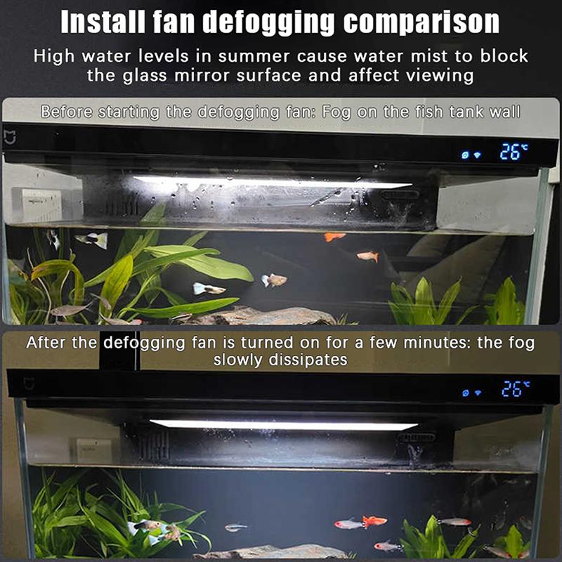 1 Satz Für Xiaomi Mijia Intelligentes Aquarium Kühlventilator Glas Beschlagen Entfeuchter Gebläse