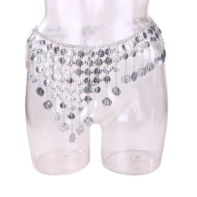 Triangle Belly Dance Waist Chain Belly Dance Belt Waist Chain Sequins Tassels Waist Decoration Oriental Dance Metal Waist Chain