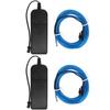 2 Pcs 5m EL Wire Waterproof Neon Light Strip Durable Neon Tube Rope Lights  DIY Decoration