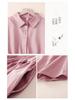 Xinxing 2025 Summer Cotton Linen Retro Short Sleeve Mid-Length Shirt Dress for Women