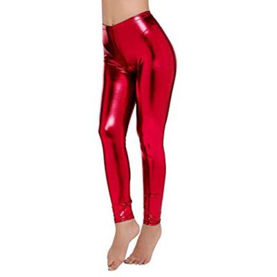 Womens Sexy Shiny Faux Leather Leggings Pants Women Trousers Clubwear Pants