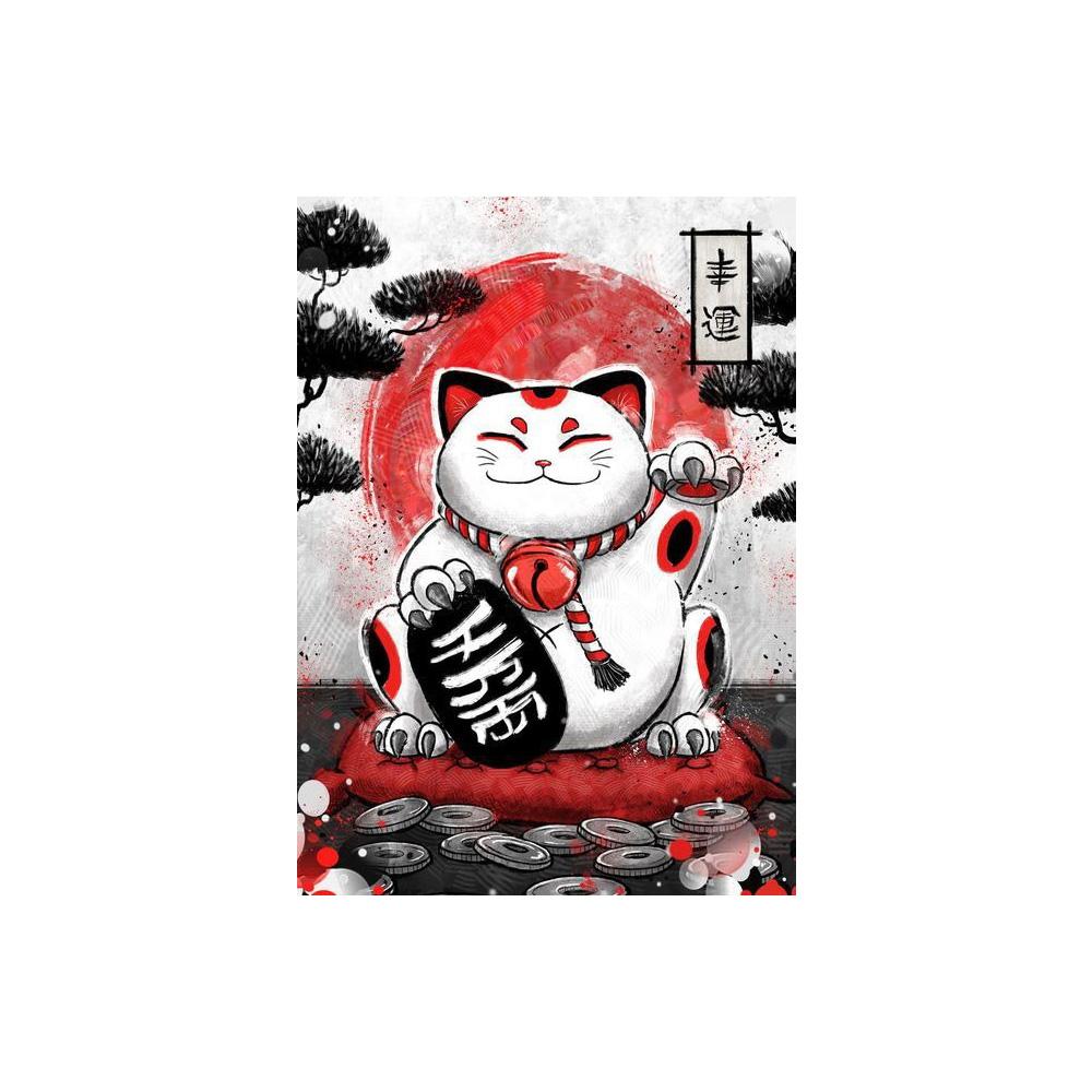 Japanese Art Cat Samurai Canvas Poster Animal Print for Living Room Wall Decor Home Decoration Picture