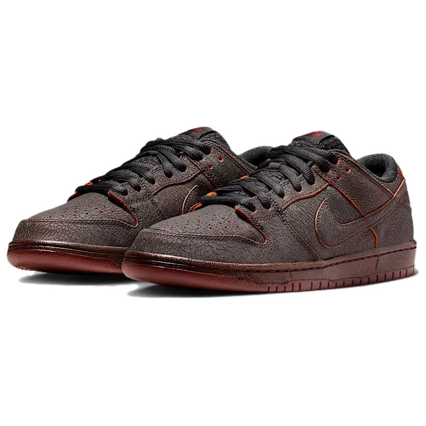 Nike Dunk Low SB Krampus Unisex Sneakers Grey Dark-Smoke-Grey Campfire-Orange HV1668-001