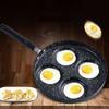 4 Hole Breakfast Egg Pan Round Egg Cooker Durable Egg Frying Pan  Burger Shop
