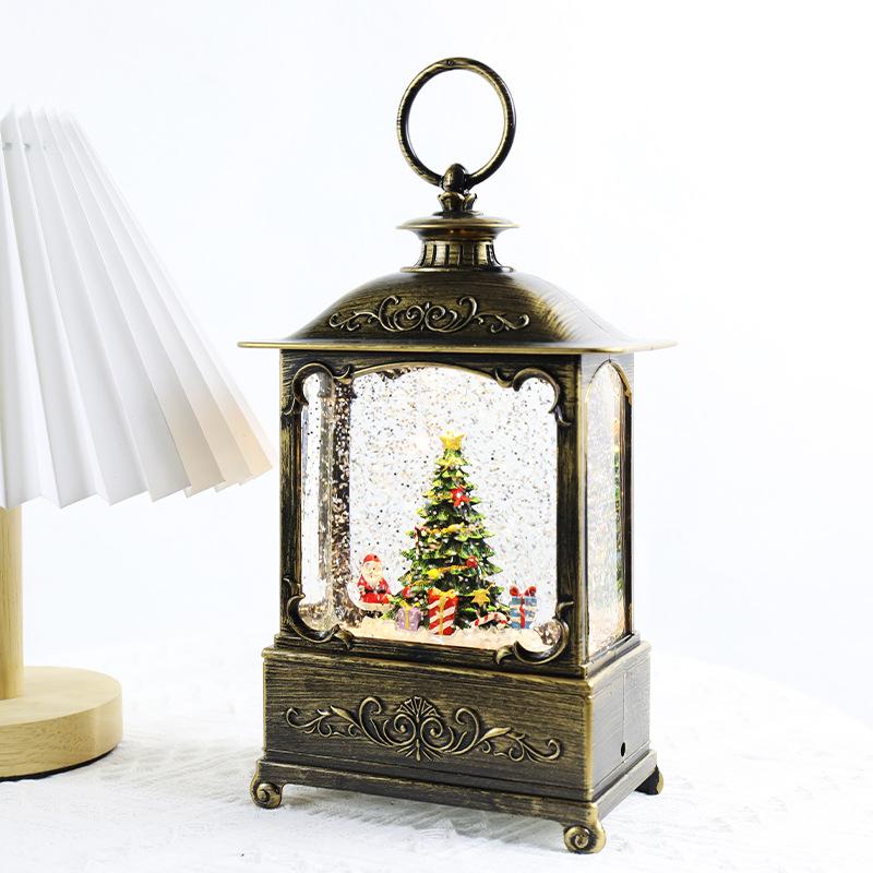 Christmas decorations, ornaments, wind lights, Christmas crystal lights, music box, children's birthday, Christmas gifts