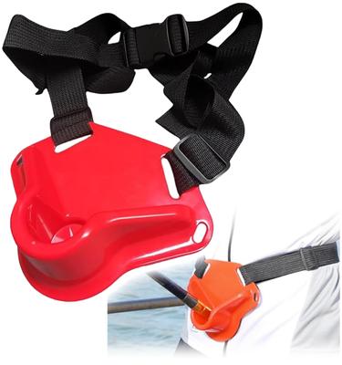 NYANDELMO Fishing Support Belt, Waistband, Fighting Belt, Reduces Back Pain (Red) ND-0133-R08-RD