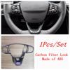 For Ford Escape / Kuga  - 2025 Car Steering Wheel Button Frame Stickers Cover Trim Matte Carbon Fiber Accessories Interior