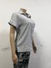 2025 Spring/Summer Women's Chiffon Pocket Button Short Sleeve Shirt - European and American Style Hot Item