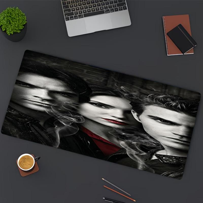 The Vampire Diaries Baskılı Mouse Pad, Klavye Pad'i Dizüstü PC Matı olarak Ofis Ev Kullanımı için, Masa Dekorasyonu, Oyuncular için Mükemmel Doğum Günü Hediyesi